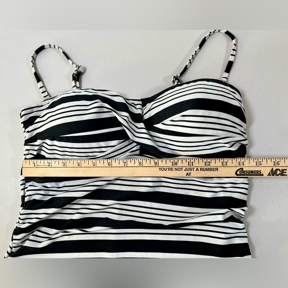 Catalina Monochrome Striped Swimwear - Picture 7 of 11